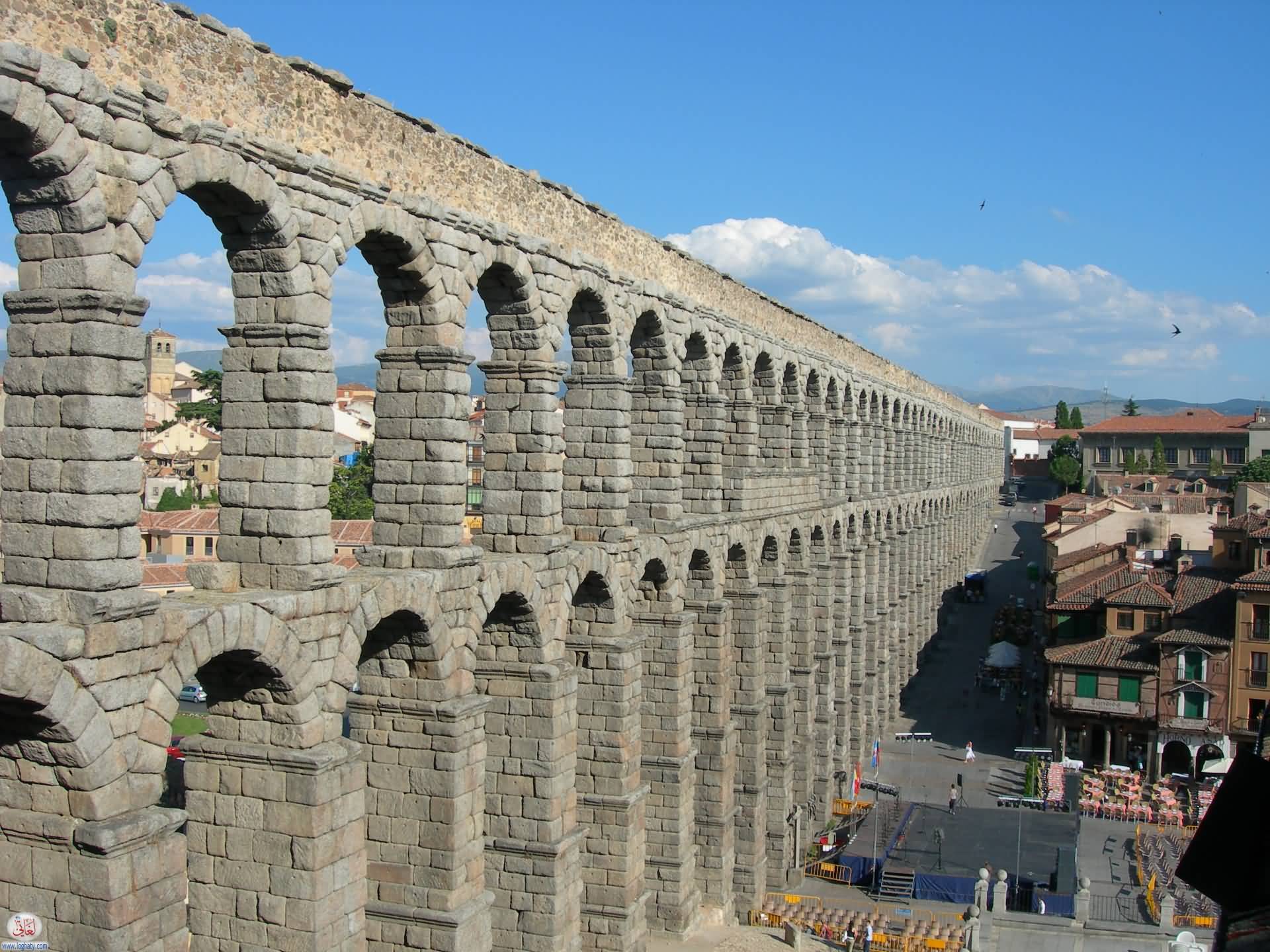 Roman Aqueduct, Segovia, Spain
